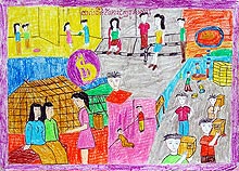 Children working