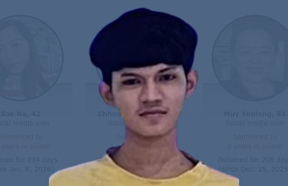 A 19-year-old, Chhoeurng Sovan, a tuk tuk driver. Photo supplied.