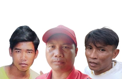 Left to right: Mich Deap, Chan Cheat and Hun Hong. Photo supplied.